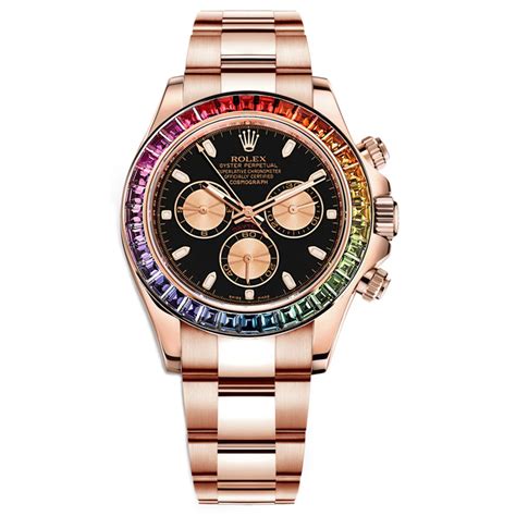 rolex rainbow' rose gold price|rolex 116595 rainbow price.